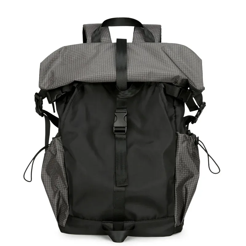 sac à dos de sport en plein air pour hommes, sac à bandoulière pliable enroulable, voyage fonctionnel, cartable pour étudiants