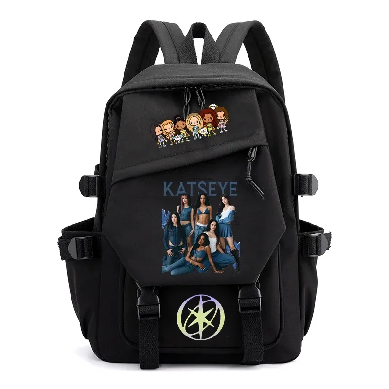 sac à dos katseye pour étudiants, sac à dos pour la rentrée scolaire, cadeau pour les fans de katseye, sacs d'école, sac à dos de grande capacité pour l'extérieur, sac à dos de voyage