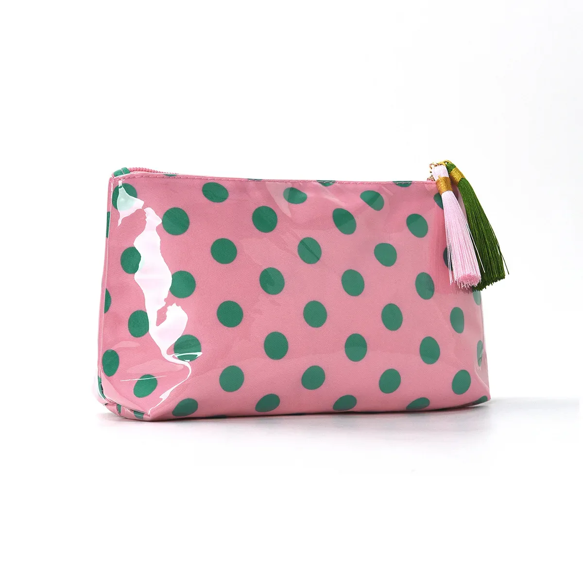 trousse de maquillage grande capacité avec pendentif pompon, sac de rangement pour articles de toilette, sac de voyage, cadeau pour femme et fille, utilisation au bureau et à la maison