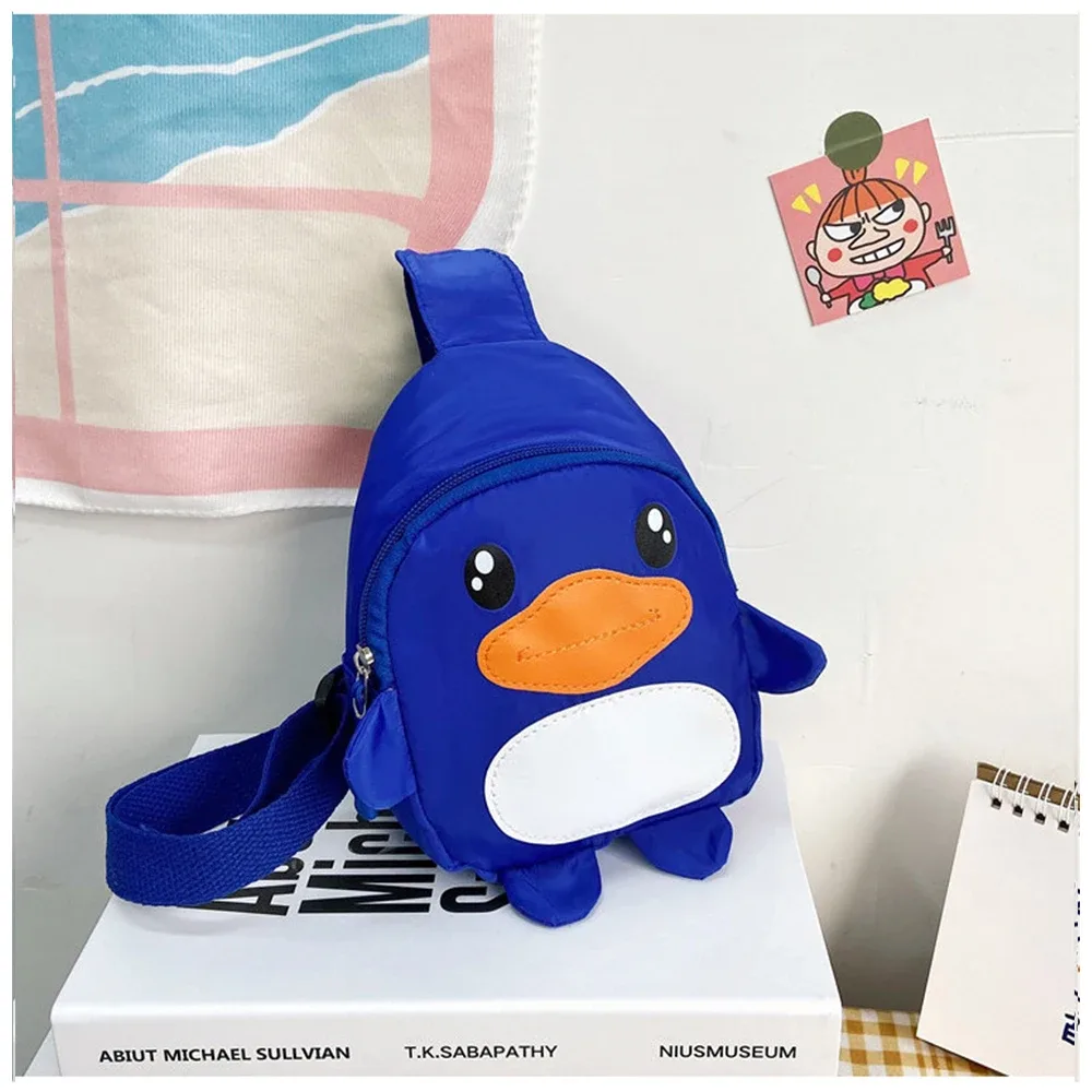 sac à bandoulière en forme de canard de dessin animé, broderie personnalisée, cadeau fait à la main, pour bébé, nouvelle collection