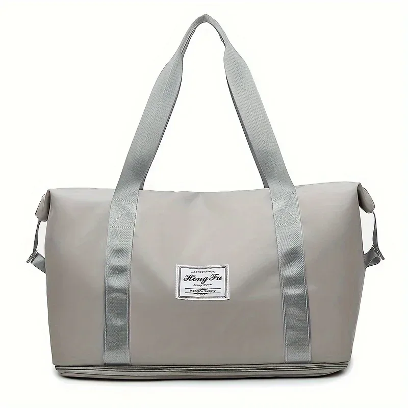 sac de sport et de voyage grande capacité pour femme en nylon, sac à main léger et polyvalent, style décontracté