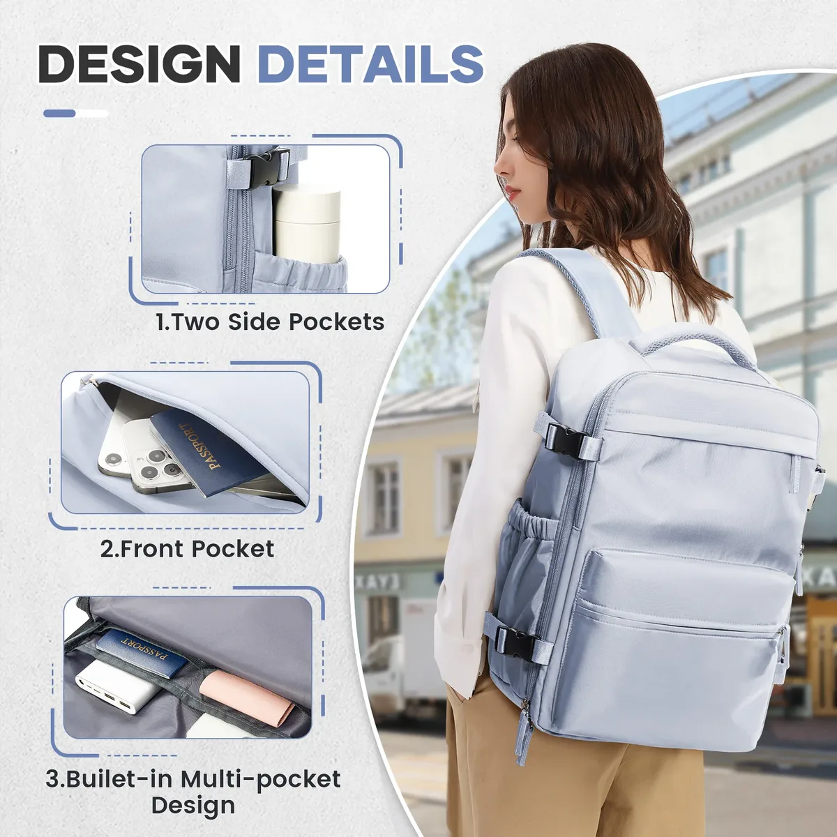 sac à dos à compression sous vide avec pompe, sac de cabine wizzair easyjet, sac à dos de voyage pour femmes et hommes, bagage à main en avion, sac pour ordinateur portable
