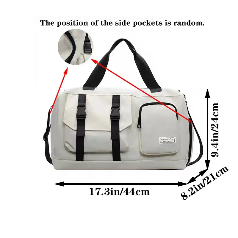 ce sac à dos aux couleurs neutres, conçu pour les hommes et les femmes, est idéal pour les voyages et peut être porté à la main ou à l’épaule.