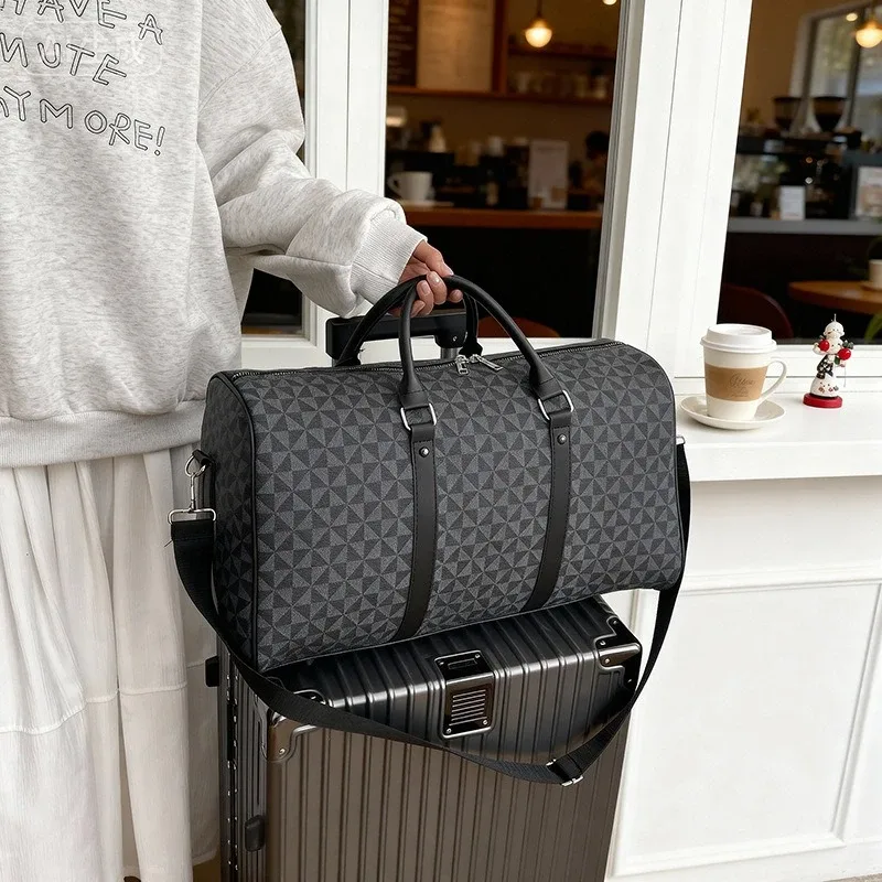 sac de voyage unisexe, sac à main, sac de bagages léger, sac bandoulière, sac à bandoulière imperméable, grande capacité de rangement pour les voyages d'affaires