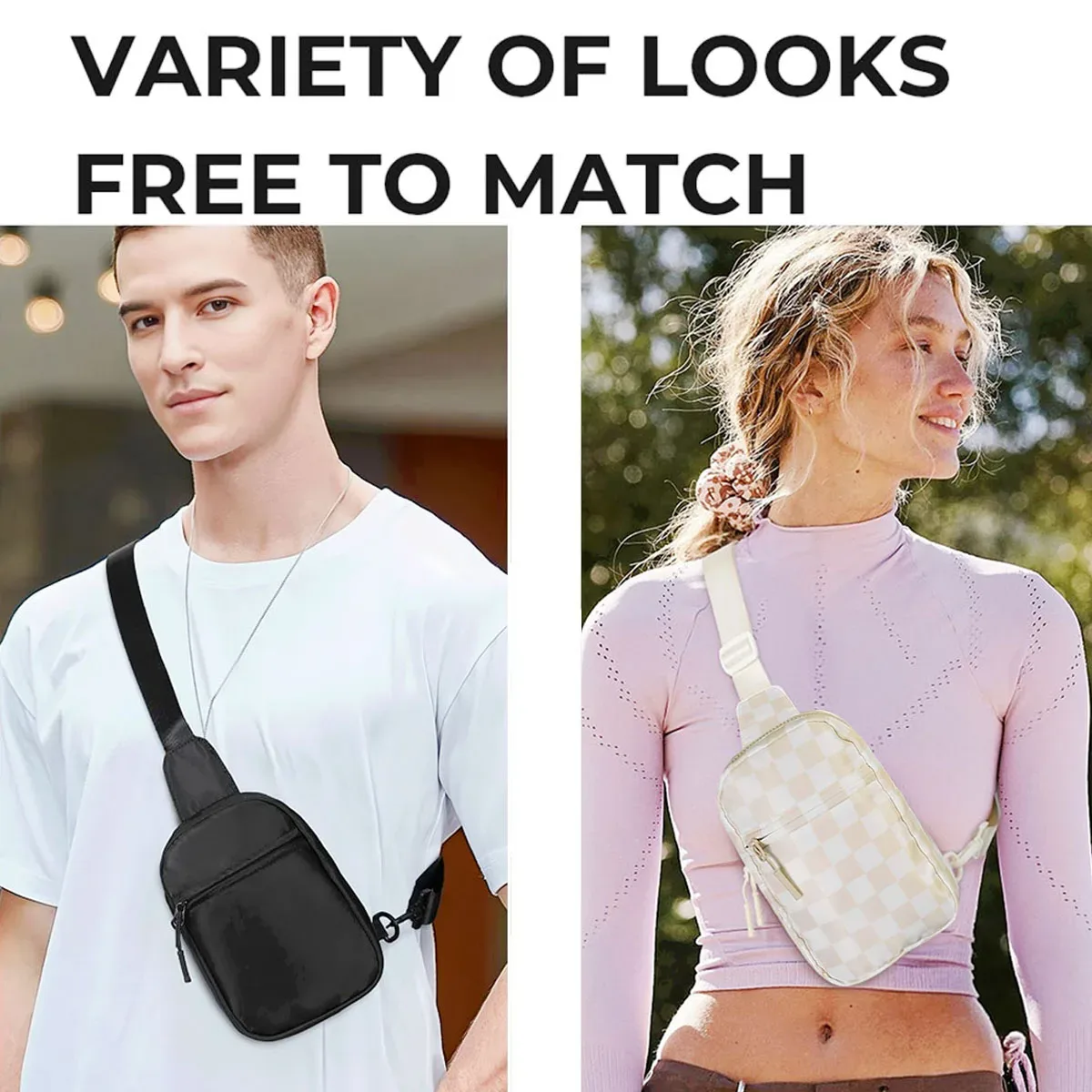 sac de poitrine pour femmes, mini pochette légère unisexe, sac à bandoulière pour sport en plein air, course à pied, voyage, sac décontracté