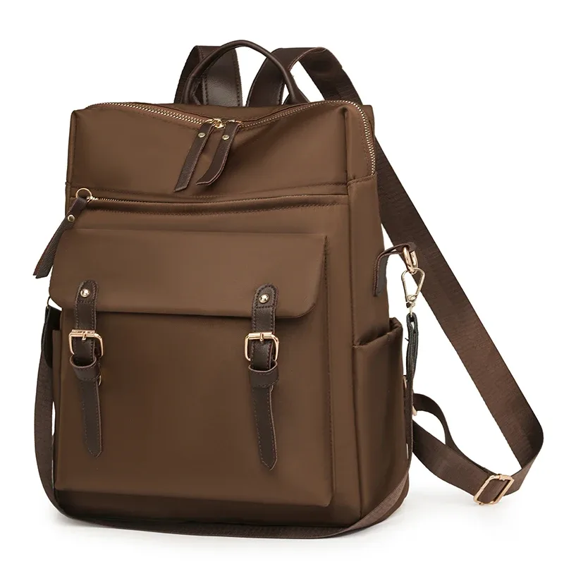 sac à dos de mode pour femmes, sac à bandoulière de haute qualité, sac à dos en nylon imperméable, sac à dos de grande capacité pour étudiants