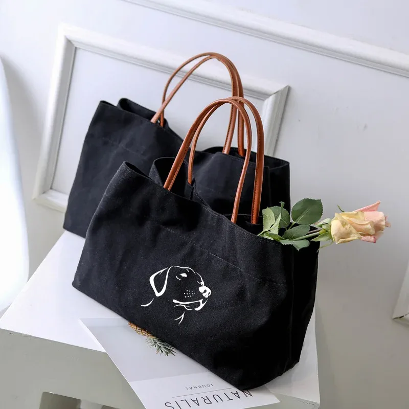 sac fourre-tout en toile pour femme, sac de travail, sac de plage, sac à provisions, cadeau pour les amoureux des chiens, mode pour femme, imprimé chien teckel