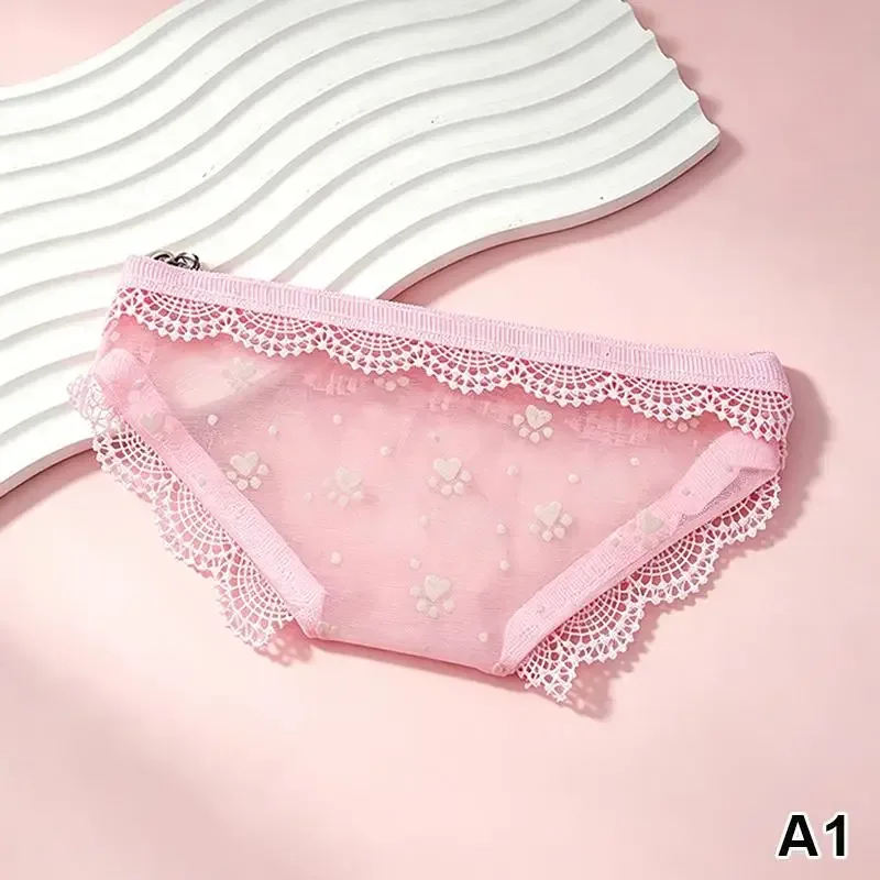 trousse de maquillage transparente en dentelle et résille, forme de sous-vêtement mignon, pochette de rangement pour crayons, quotidien/voyage