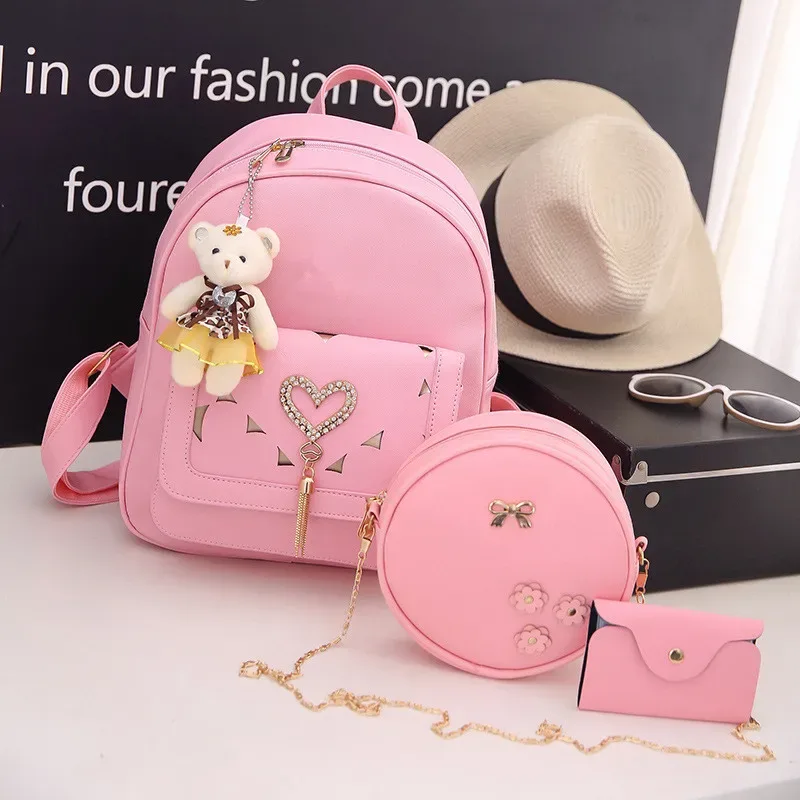 sac dos cuir synthétique gris motif géométrique relief bandoulière amovible porte-monnaie inclus voyage femme