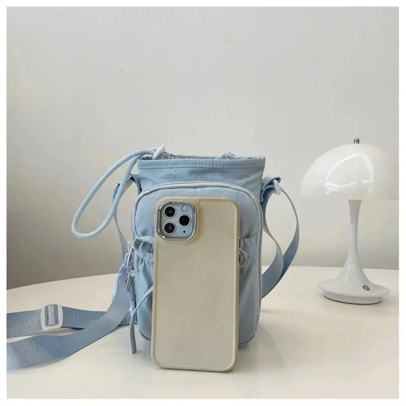 nouveau sac bandoulière léger pour téléphone portable pour femme, sac de sport extérieur, sac de cyclisme, porte-bouteille d'eau, sac de voyage, design à nœuds
