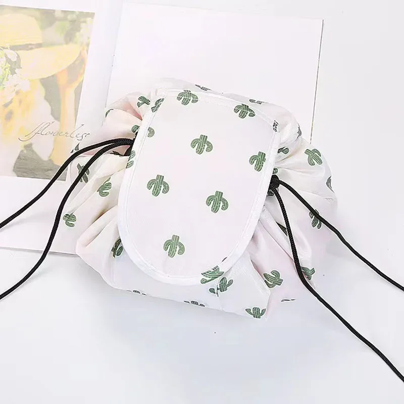 nouvelle trousse de toilette portable pour femme, sac de rangement à cordon de serrage grande capacité, best-seller
