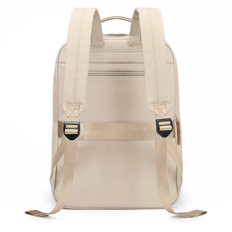 golf-sac à dos mince pour ordinateur portable pour femme, sac à dos élégant avec 2 armements informatiques, sac à dos de travail léger pour femme, 15 pouces, 16 pouces