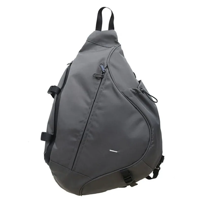sac de poitrine pour hommes de grande capacité, sac à bandoulière unisexe de voyage hip hop décontracté, sac à bandoulière de rangement en nylon de haute qualité, livraison gratuite