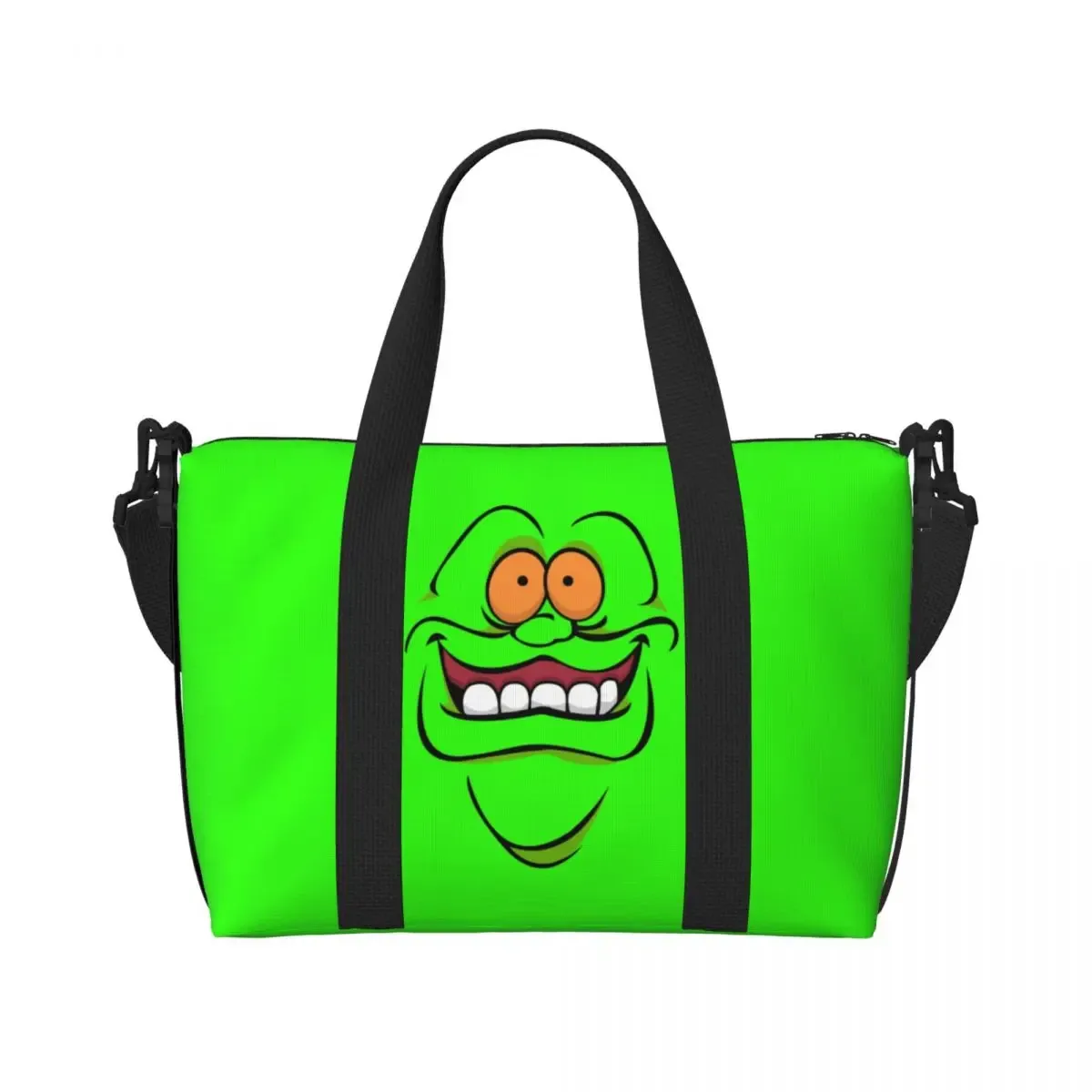 sac fourre-tout avec logo ghostbusters personnalisé pour femme, grande capacité, dessin animé, film de comédie, salle de sport, plage, sacs de voyage