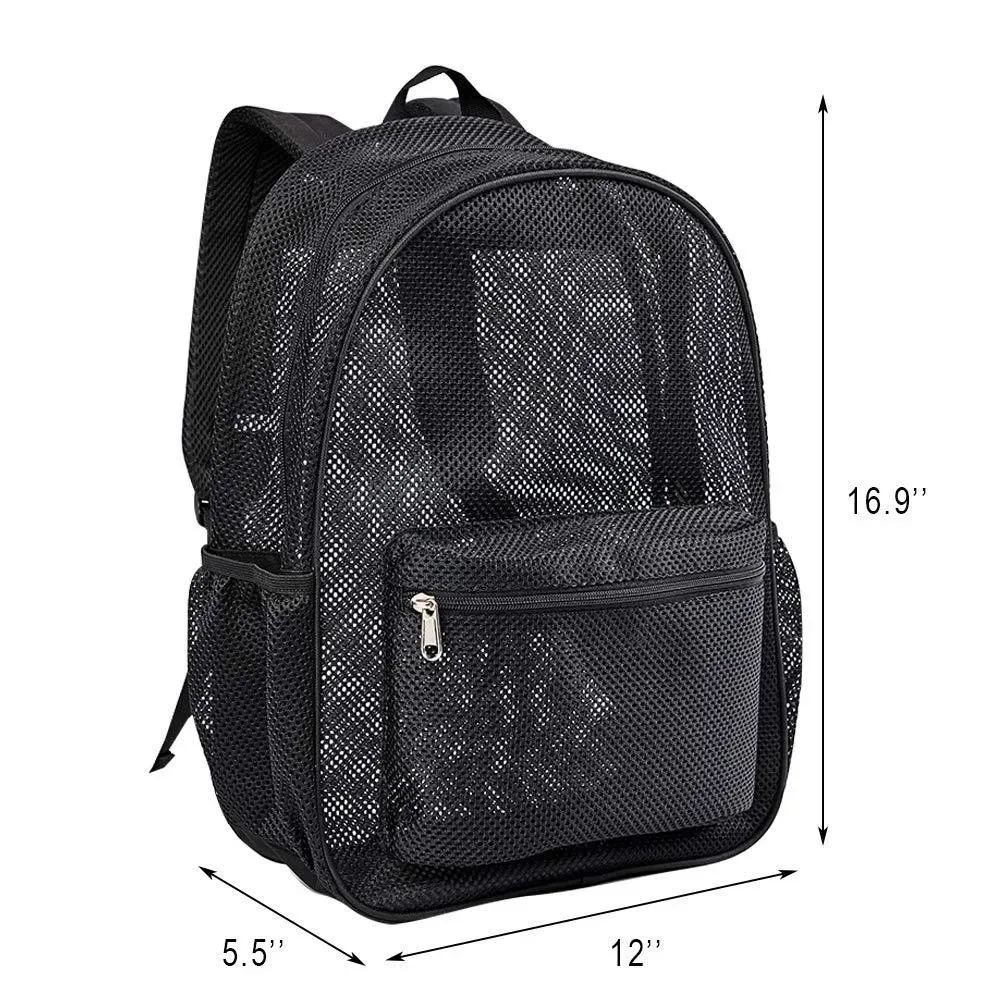 Sac à dos en maille pour rangement d'articles ménagers, sac à dos pour fitness, club, natation, voyage, plage, sports de plein air, camping, nouvelle mode, 2023