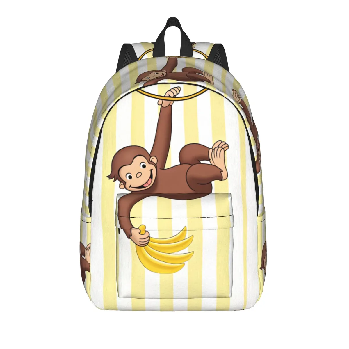 sac à dos curious george dessert activity stickers, sacs à dos de voyage pour filles, sacs d'école kawaii, grand sac à dos de créateur