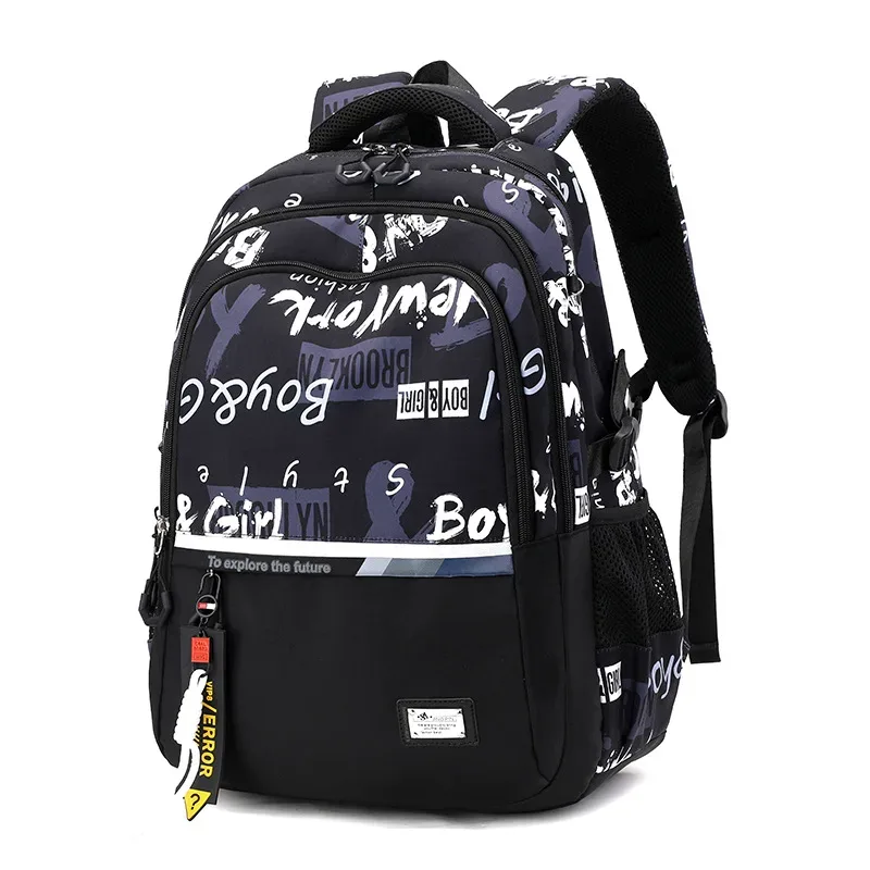 sacs d'école pour adolescents garçons, étudiants du secondaire, sac à dos de voyage pour ordinateur portable, grand sac à dos scolaire, mochila