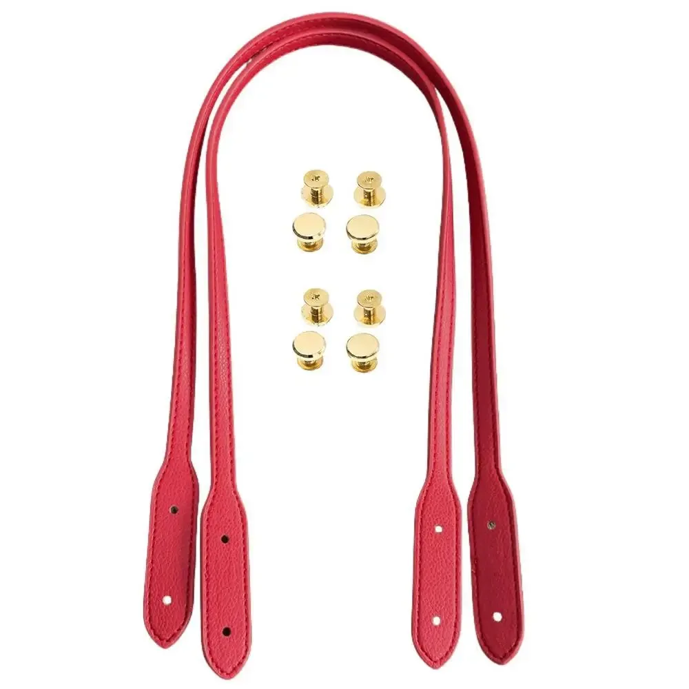 poignée de sac en cuir 72cm, 2 pièces, sangle de sac à bandoulière de remplacement, sangles de ceinture avec rivets, accessoires de sac faits à la main pour femmes