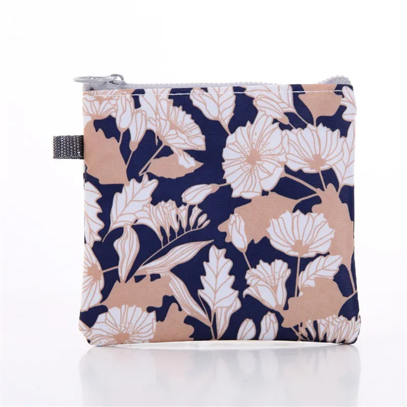 trousse polyester fleurs roses voyage cosmétiques maquillage femmes format carré motif cactus gris ours marbré