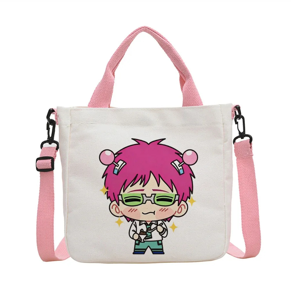 sac fourre-tout saiki k réutilisable y2k, sac de courses pliable pour femme