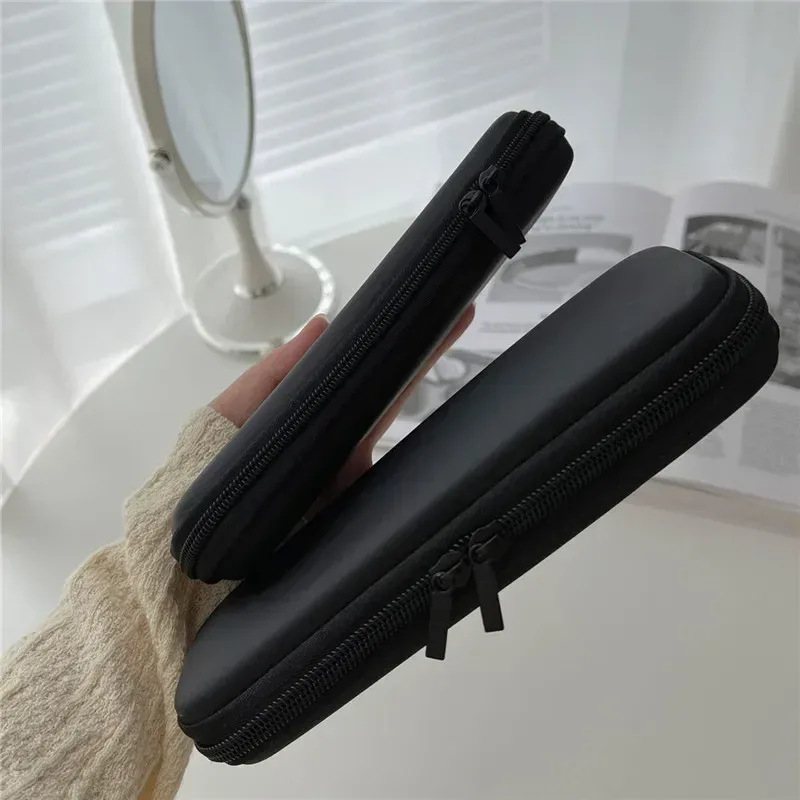 sac de rangement de cosmétiques, sac à main étanche à double fermeture éclair, boîte à brosses cosmétiques, porte-brosse de voyage portable, pochette de maquillage, sac à cosmétiques