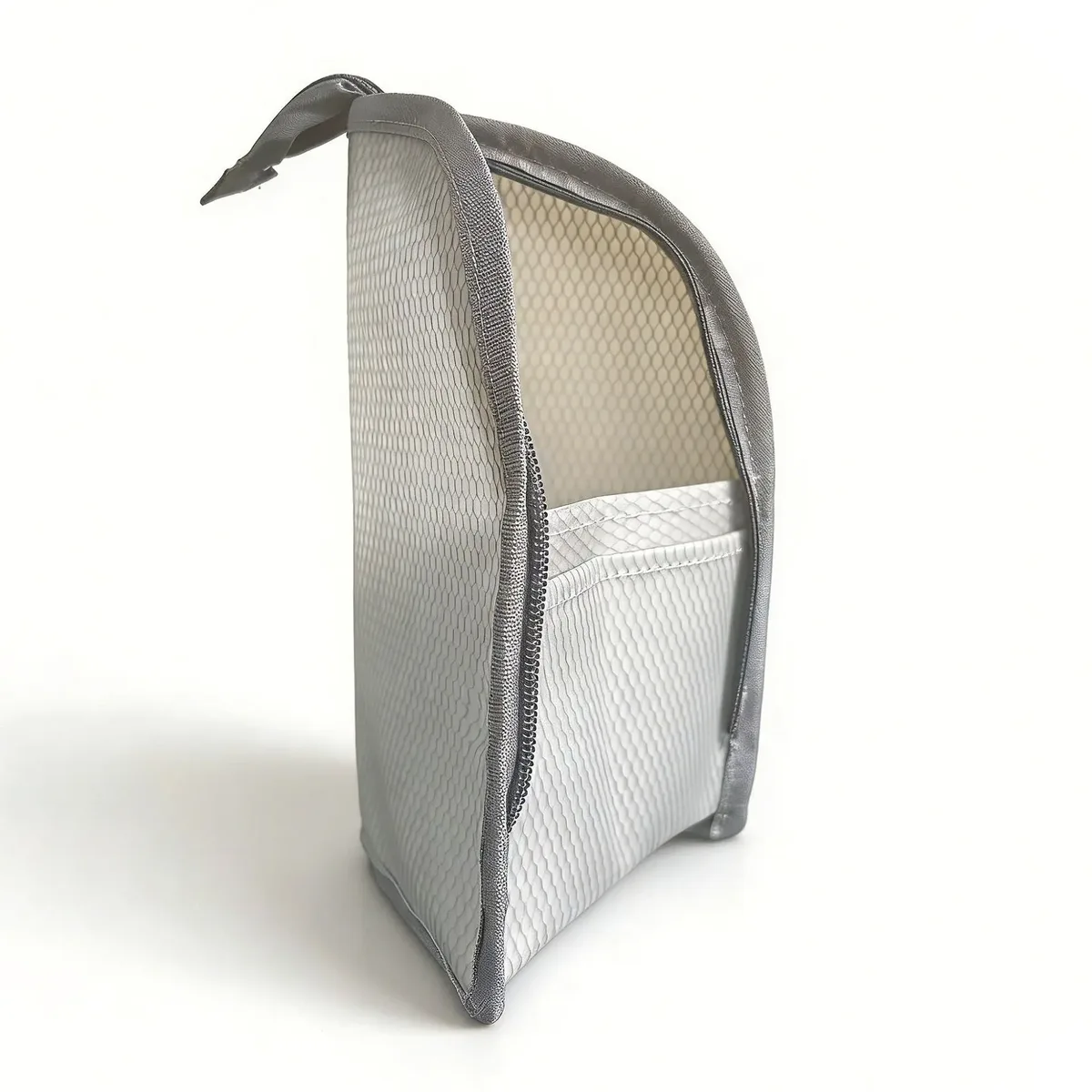 organisateur voyage maille eva gris clair multi compartiments suspension pochette rangement cosmétiques utilisation quotidien voyage