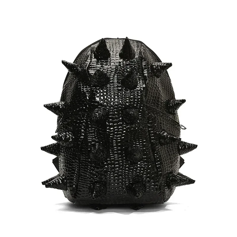 style punk mode conception unique sacs à dos 2025 nouveau hérisson grande capacité sacs style chaud pu personnalité sacs de voyage spike