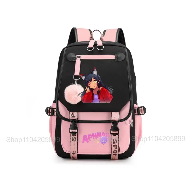 sac à dos aphmau anime pour adolescents, sacs à livres tendance pour la rentrée scolaire, sac à dos pour ordinateur portable pour étudiants