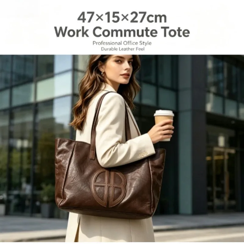nouveau sac fourre-tout rétro grande capacité pour femme 2026, sac à main épaule décontracté et tendance pour le quotidien