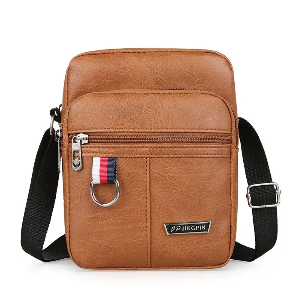 sac à bandoulière en cuir pour hommes, sacoche à bandoulière de grande capacité, sacs à main multifonctionnels