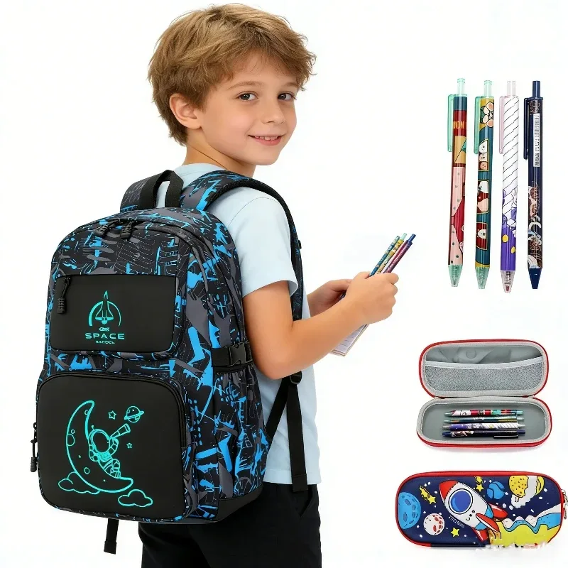 sac à dos scolaire léger et imperméable pour garçons, grande capacité, idéal pour les élèves de la 3ème à la 6ème année, sac de voyage décontracté à bandoulière pour étudiants