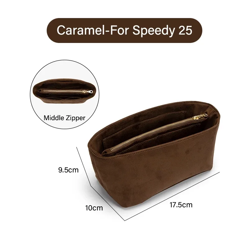 wuta original sac en velours organisateur pour lv speedy 20 25 30 35 sac à main insérer sac à main sac intérieur portable voyage stockage sacs de maquillage