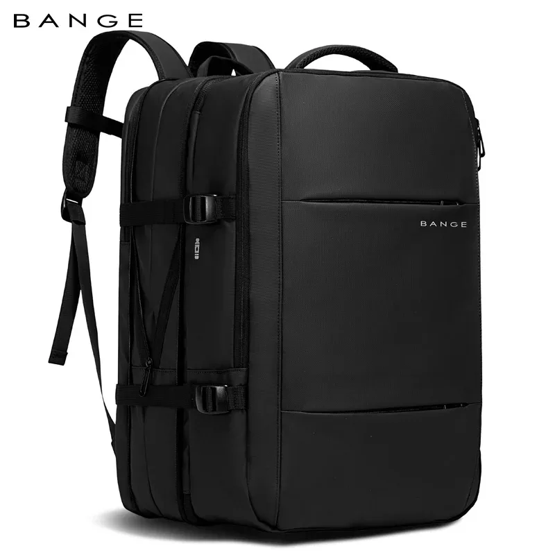 sac dos oxford université noir imperméable grande capacité expandable poche usb charge sangles adjustables usage voyage professionnel etudiant