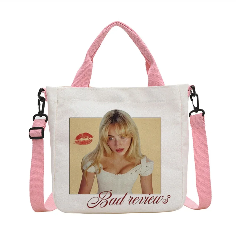 sac fourre-tout sabrina carpenter, sac à bandoulière, sac de shopping y2k, sac cabas, sac fourre-tout pour femme