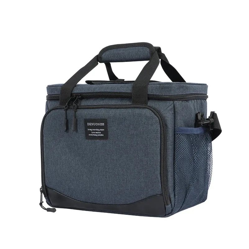 denuoniss 13l sac thermique boîte à déjeuner pour le travail sac de pique-nique voiture bolsa réfrigérateur portable sac isotherme sac à dos alimentaire