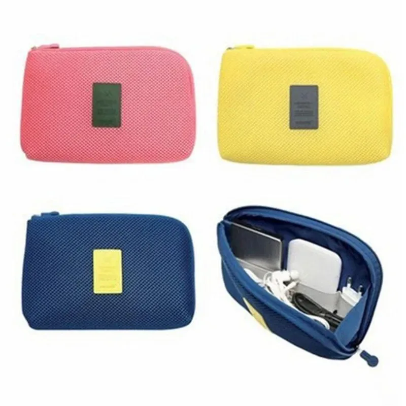 sac de rangement portable pour accessoires de voyage, organiseur électronique usb numérique, étui pour gadgets, support de chargeur de téléphone portable