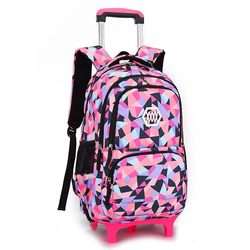 sacs à roulettes pour filles enfants bagages de voyage sacs d'école roulants sac à roulettes sac à dos sur roues filles chariot sacs à dos scolaires sac