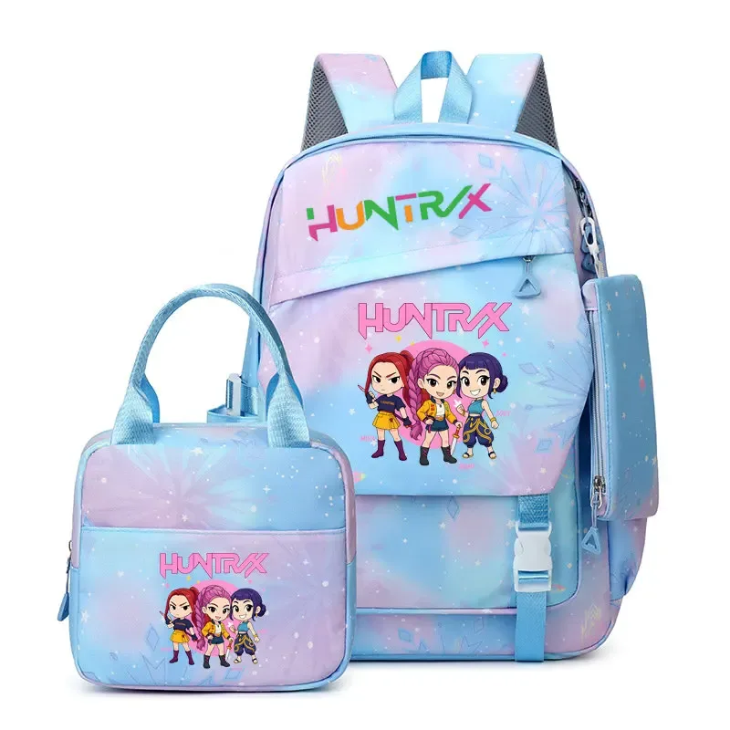 sac dos nylon rose motif floral scintillement pochette assortie voyage journee ultra léger compartiment intérieur