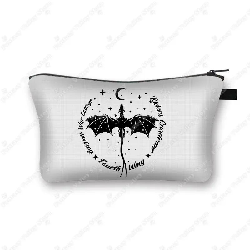 trousse toilette toile noire motif fleurs bleu rose voyage décontracté cosmétiques maquillage sac portable