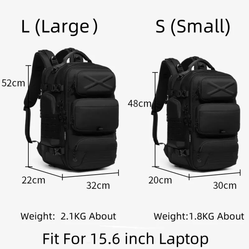ozuko sac à dos pour hommes sac de voyage multifonctionnel en plein air grande capacité étanche compartiment à chaussures séparé sac d'affaires