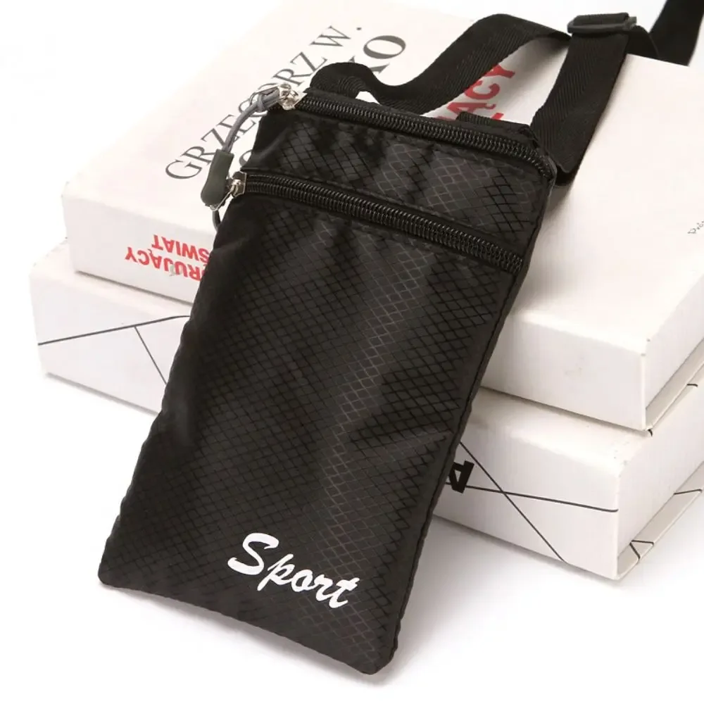 sac de téléphone solide à la mode, carré simple initié, sacs à bandoulière, sac de confrontation extérieur, porte-monnaie, sac de rangement de lettres