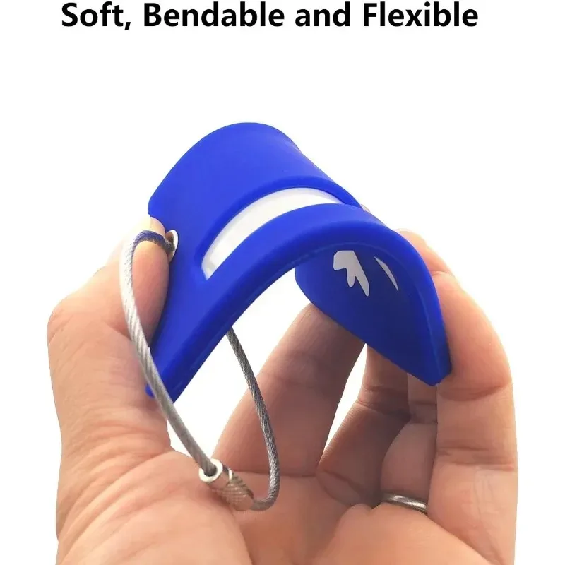 étiquette de bagage en silicone avec boucle en acier inoxydable, approuvée par la tsa, protection de la vie privée, étiquette de sac de voyage pour valises