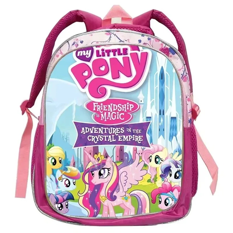 nouveau sac à dos scolaire mignon my little pony pour étudiants, licorne twilight, grande capacité, réduction de la charge, cadeau d'anniversaire