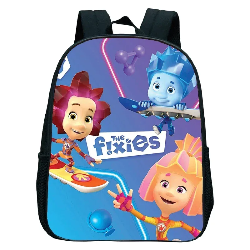 sac à dos pour enfants de la série télévisée the fixies, sac à dos pour la maternelle, pour garçons et filles, sac à dos de dessin animé the fixies, mochila