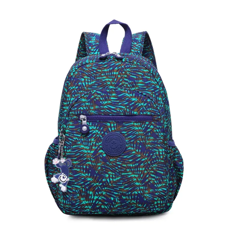 teincome ote-sac à dos d'école étanche pour fille et garçon, sac de voyage léger pour homme, 2024 nylon, motif de fleurs, mode décontractée, a4, m1318