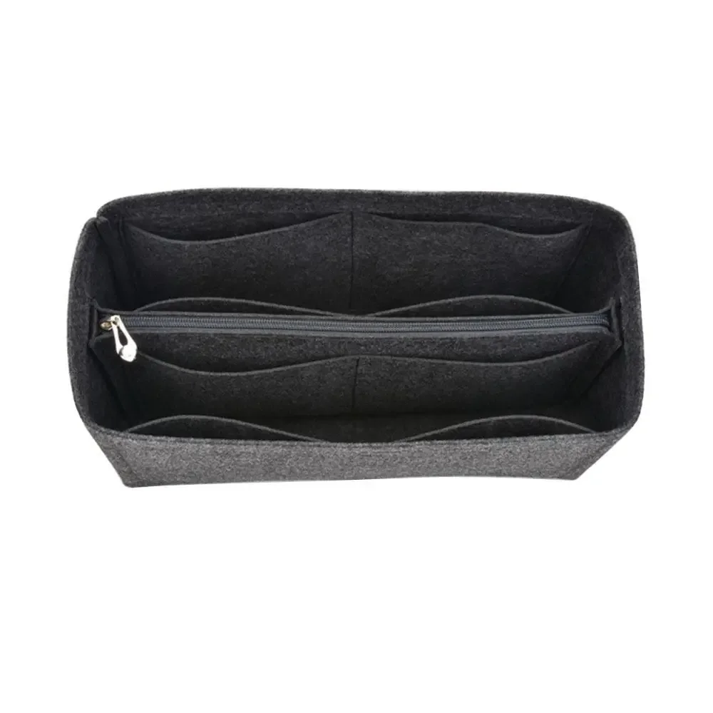 sac à main en feutre, sac d'insertion, rangement durable, sac interne, support de sac, organisateur de sac portable pour liz visetos