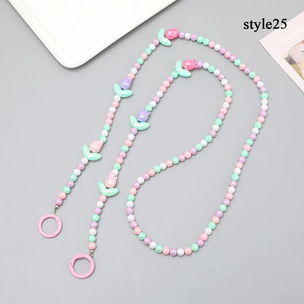 coréen rose fleur téléphone sangle breloque chaîne noeud téléphone portable lanière porte-clés filles sac pendentif mignon bandoulière sac à bandoulière chaîne