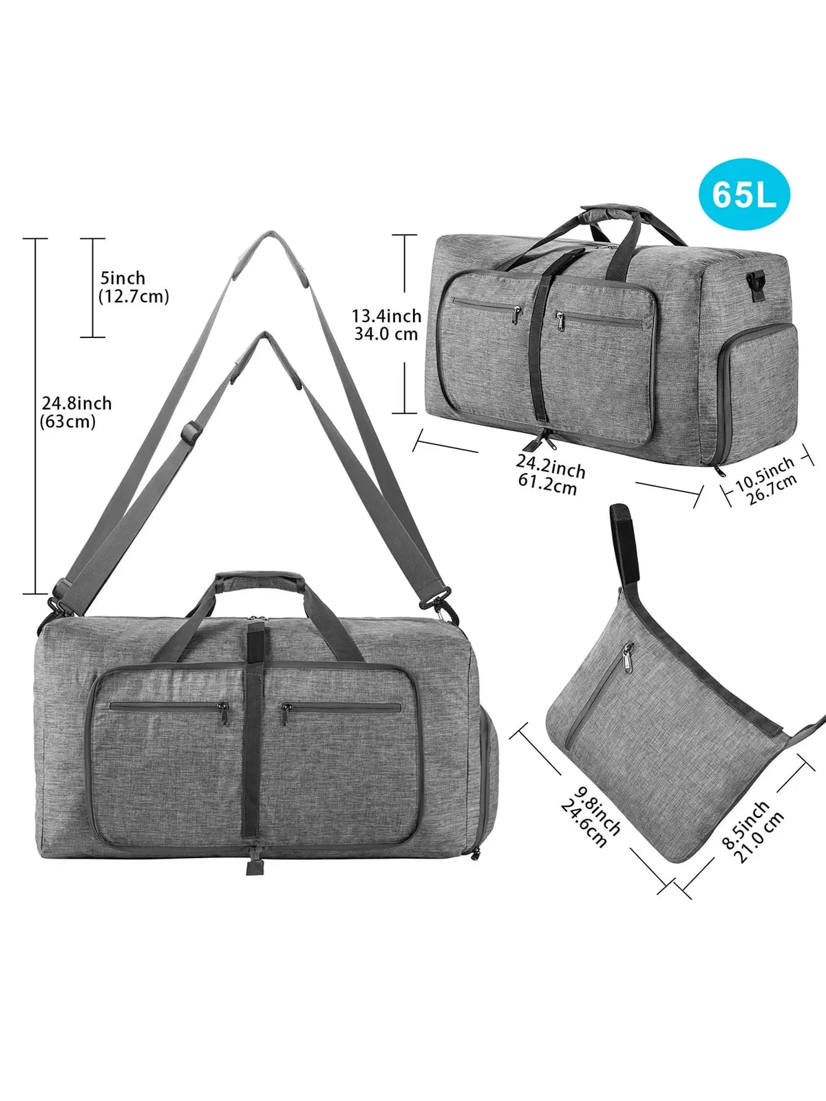 sac de voyage sacs à main grande capacité bagage à main sacs hommes femmes épaule en plein air fourre-tout week-end sac étanche ryanair