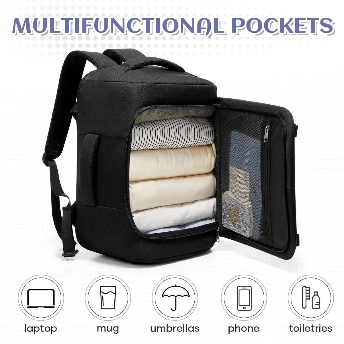 sac à dos pour homme, sac à dos portable, sac de voyage, taille cabine, sac à dos 40x30x20, sac cabine ryanair, bagage à main, sac à dos pour ordinateur portable