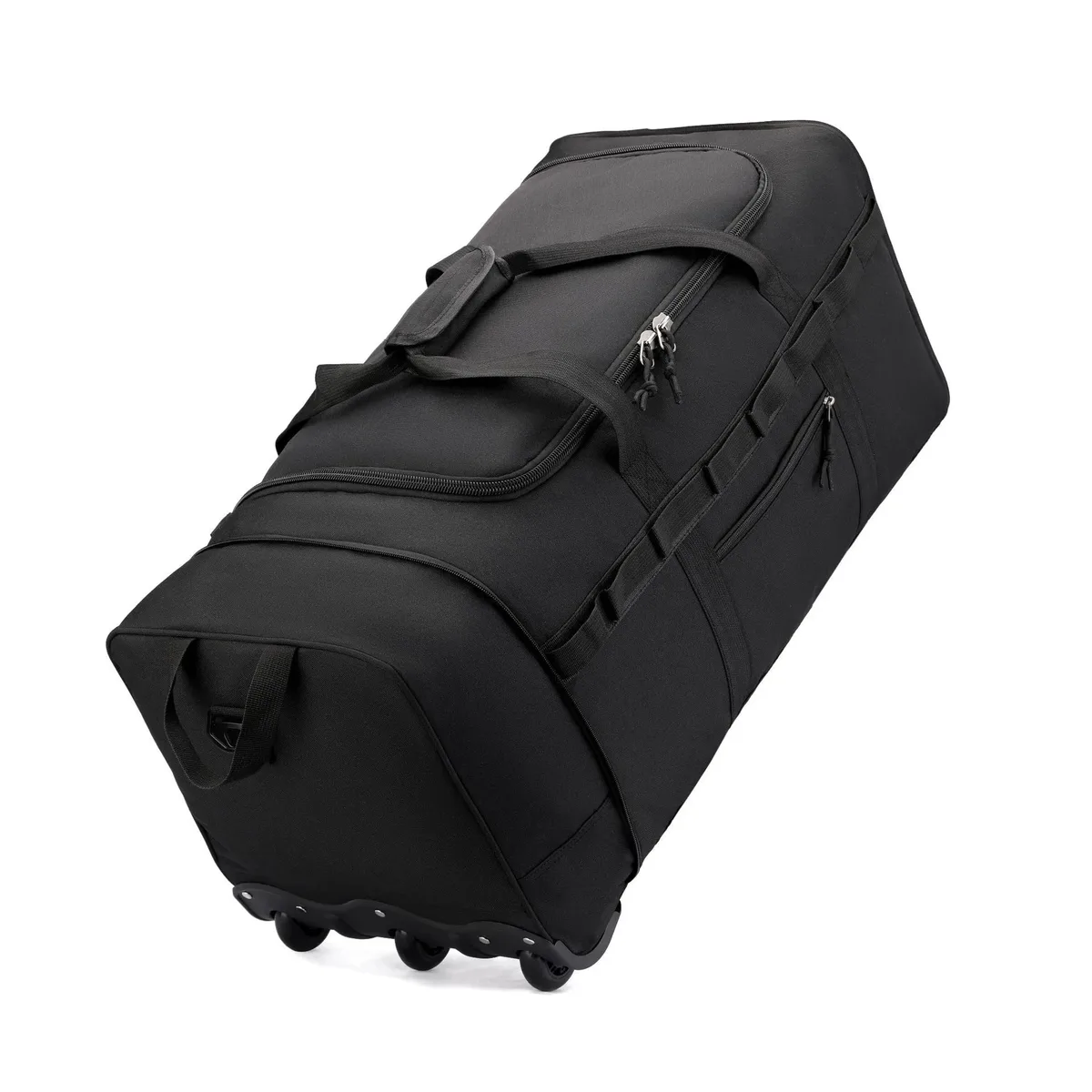 sac de voyage pliable et extensible, bagage portable de grande capacité, sac à bandoulière à roulettes unisexe pour les voyages